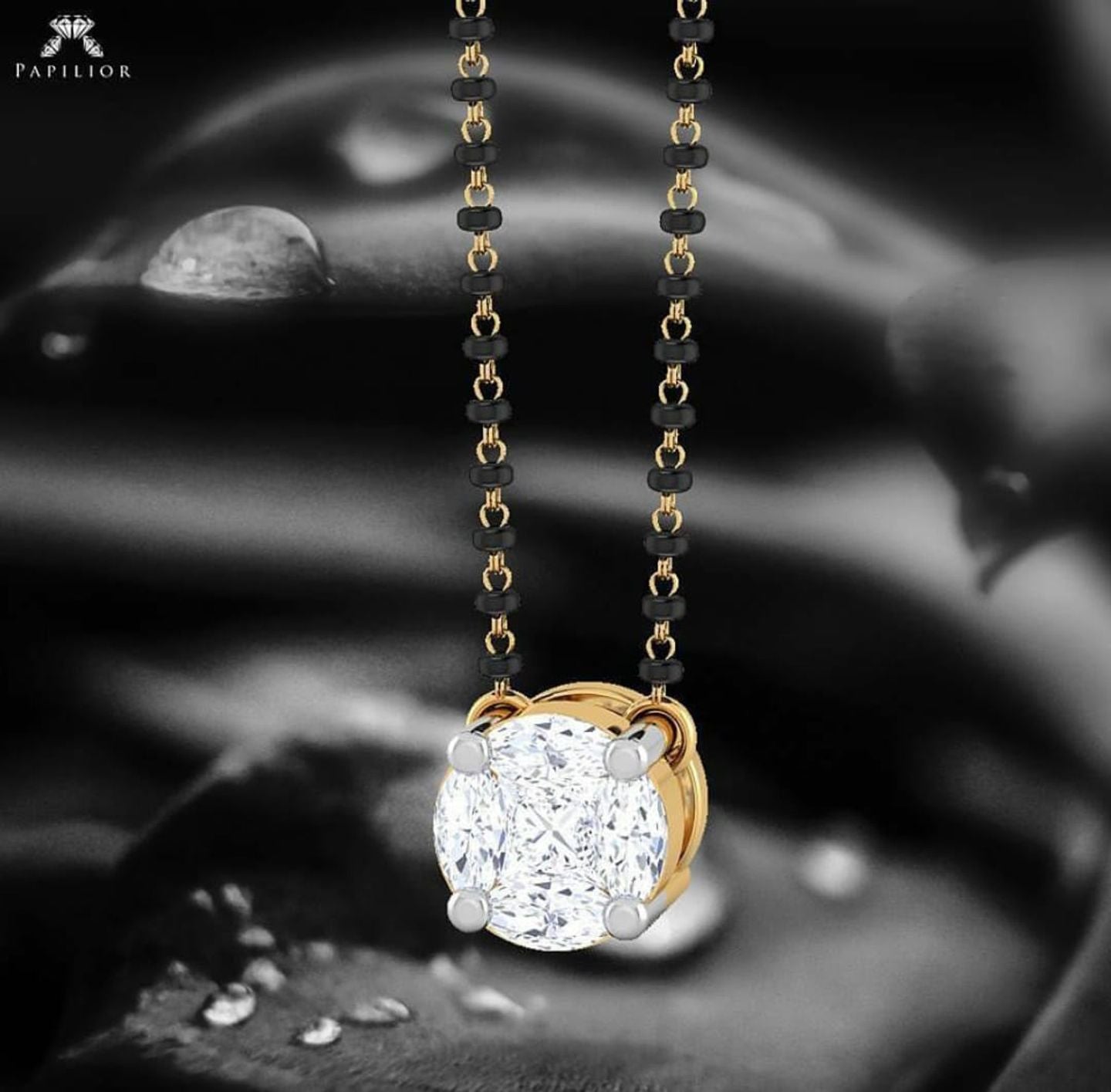 Lakshri Solitaire Mangalsutra Pendant