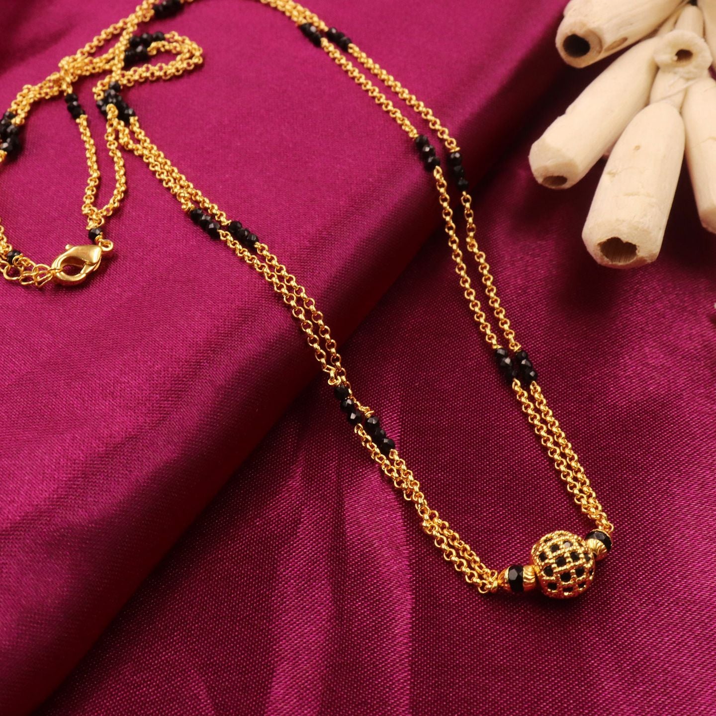 Ayaani Gold Plated Mangalsutra