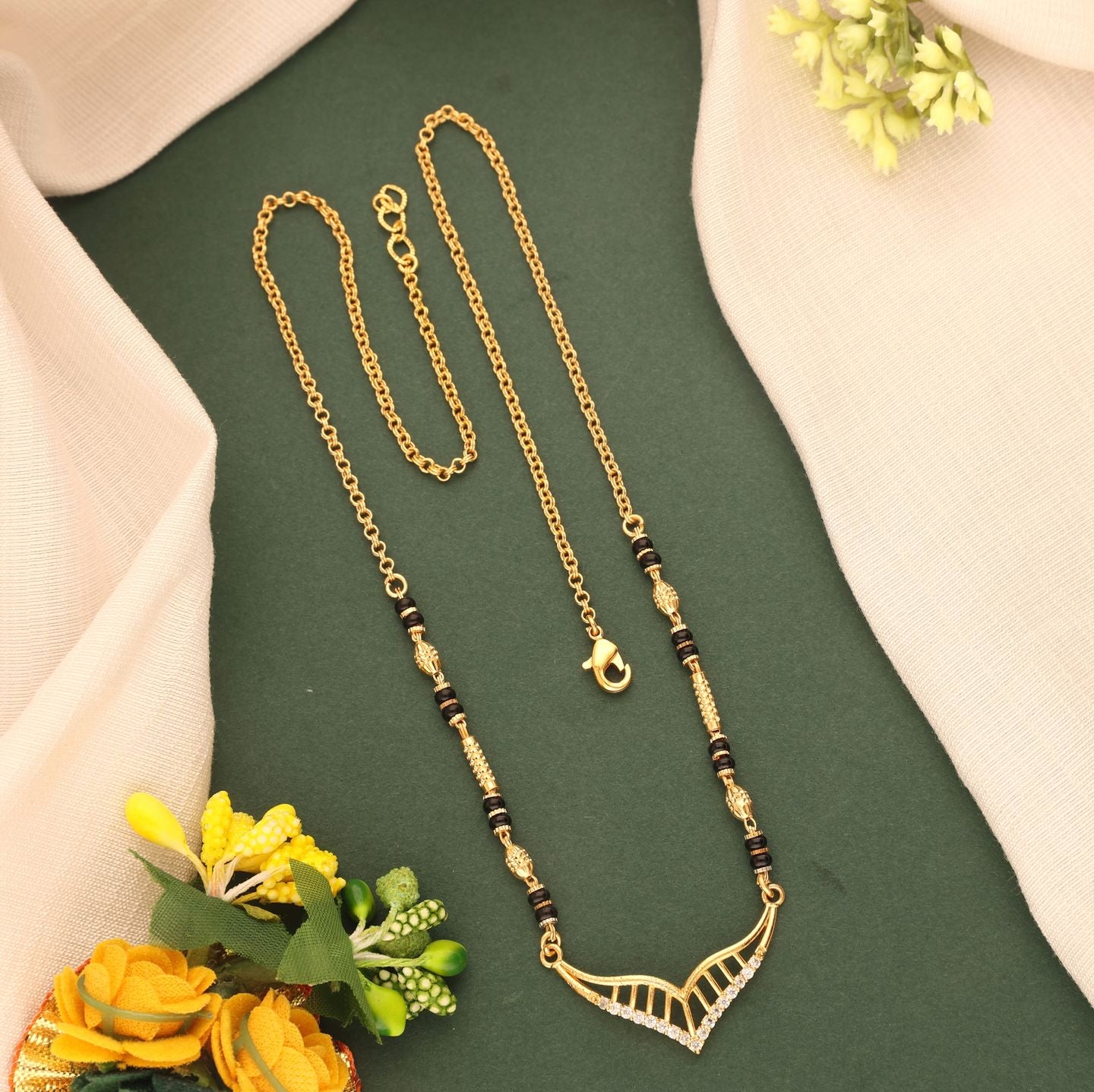 Anvika Gold Plated Mangalsutra