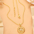 Shrivaa One Gram Gold Plated Chain Pendant