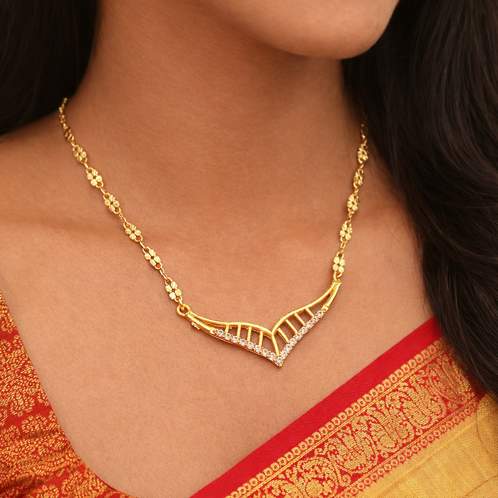 Anvika Gold Plated Mangalsutra