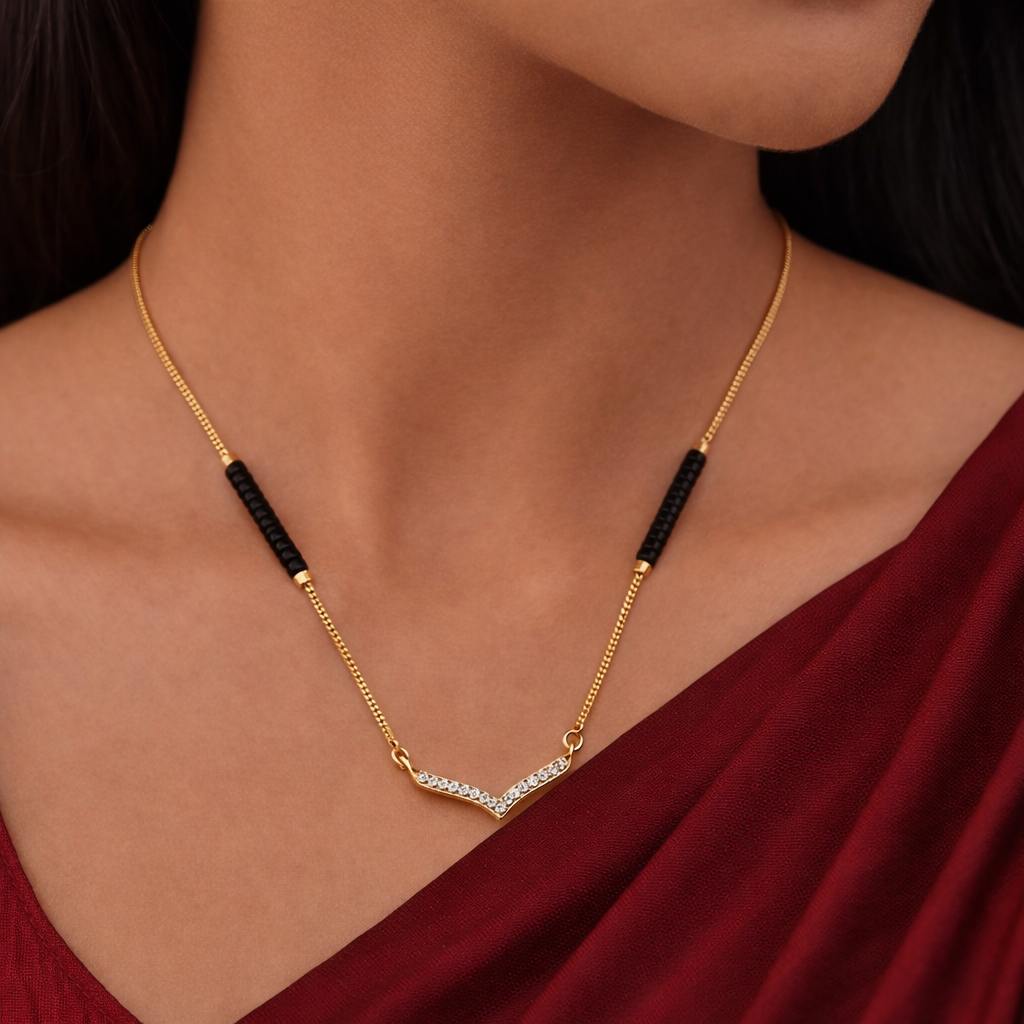 Ishani Gold Plated Mangalsutra