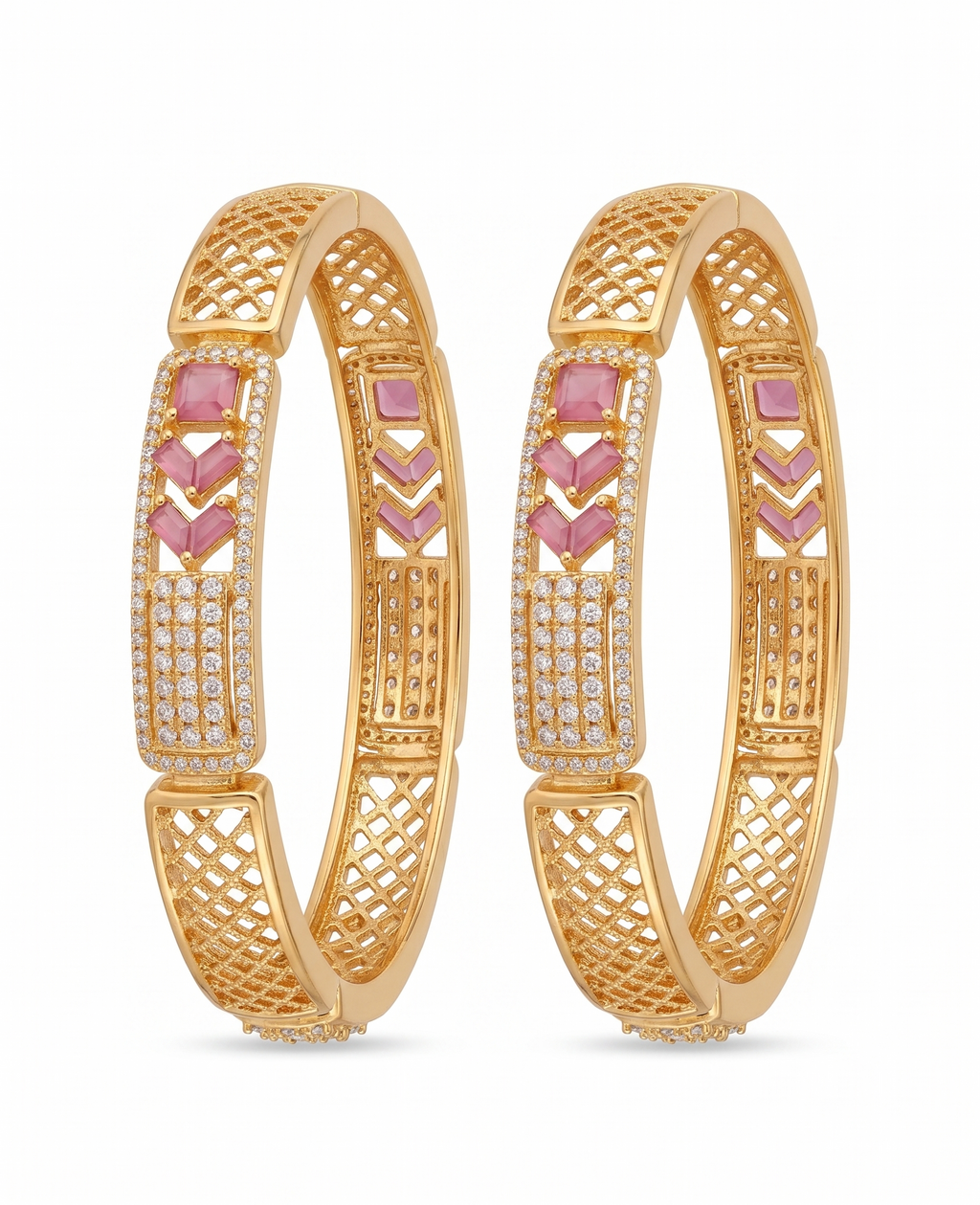 Ruby Sparkle Bangles