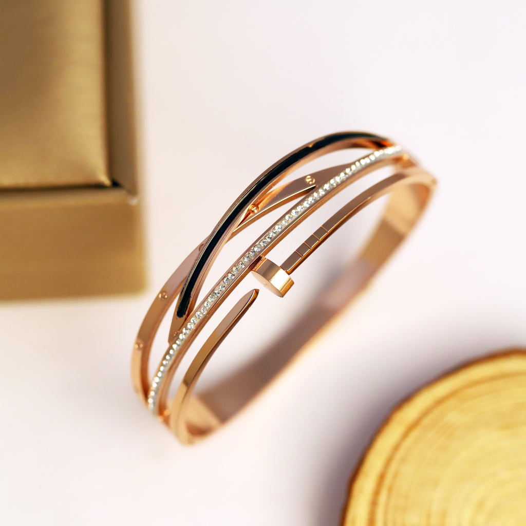 Celeste Sparkle Nail Bangle