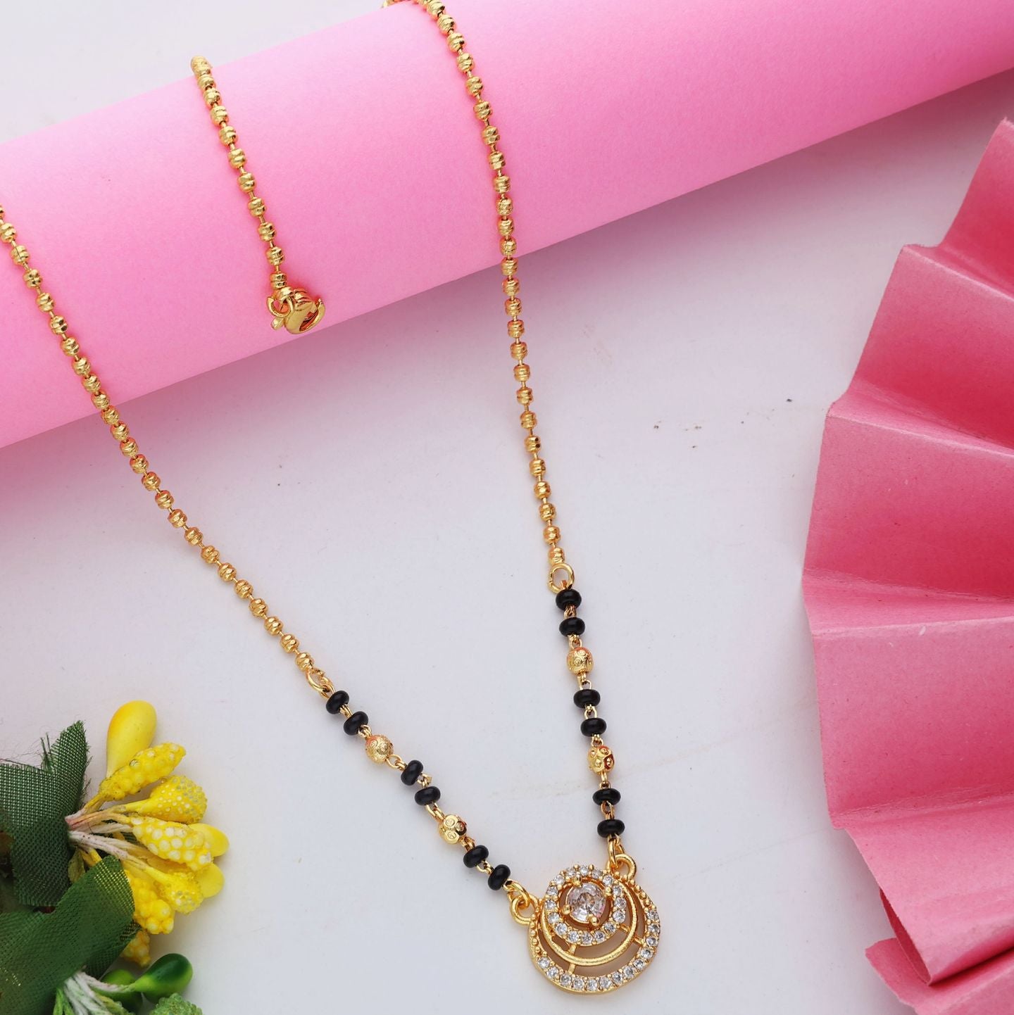 Shrevi Gold Plated Mangalsutra – Elegant Daily Wear Mangalsutra for Women
