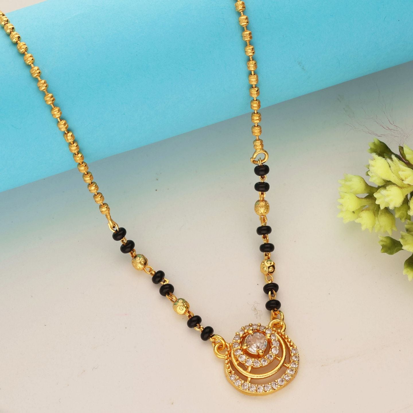 Shrevi Gold Plated Mangalsutra – Elegant Daily Wear Mangalsutra for Women