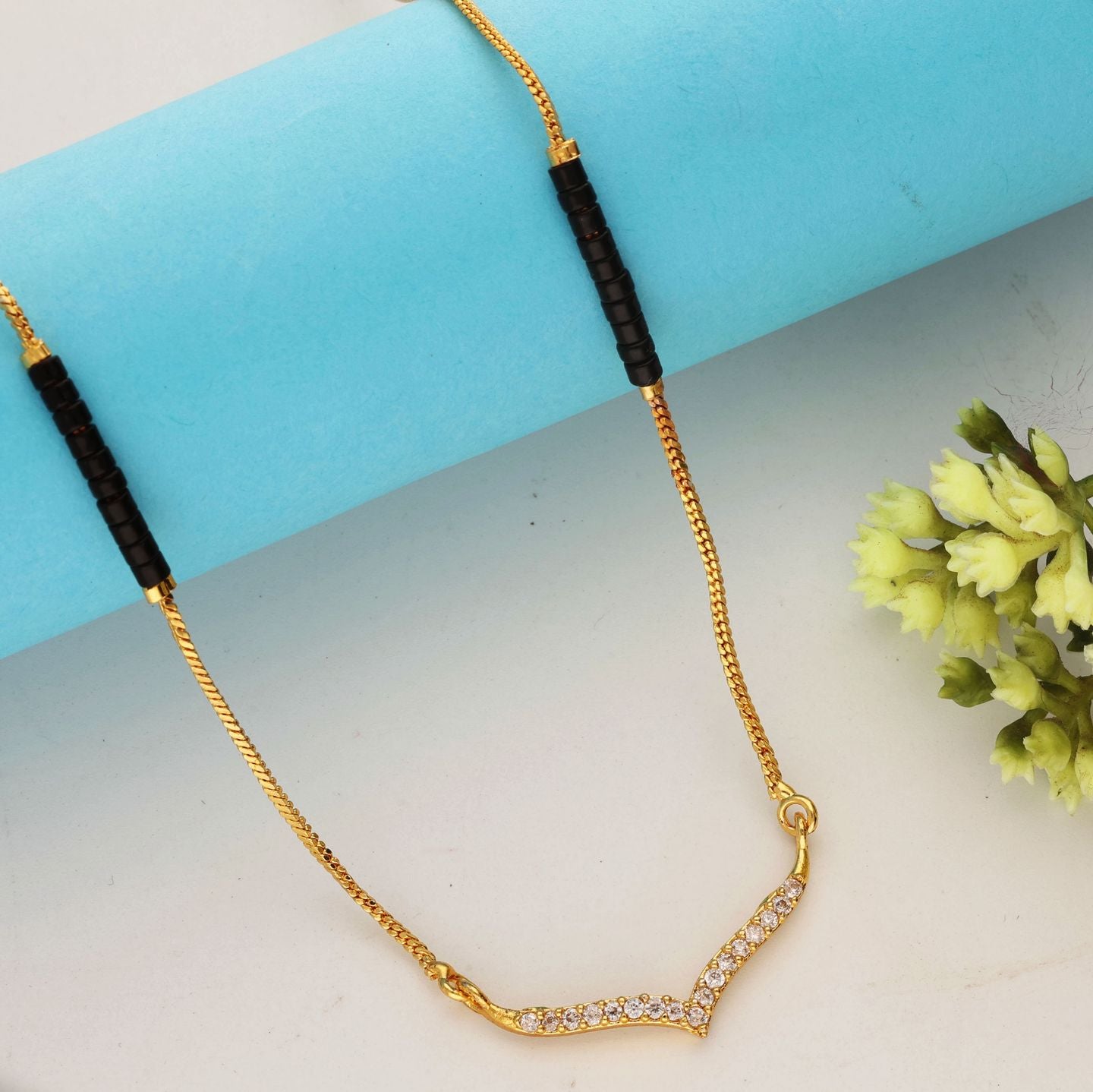 Ishani Gold Plated Mangalsutra