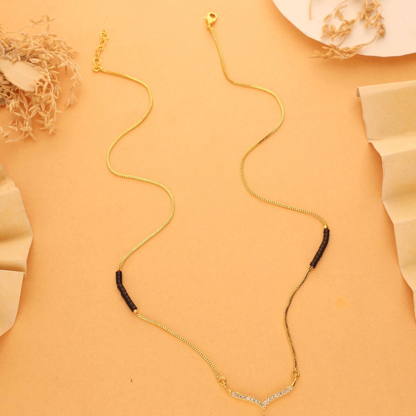Ishani Gold Plated Mangalsutra