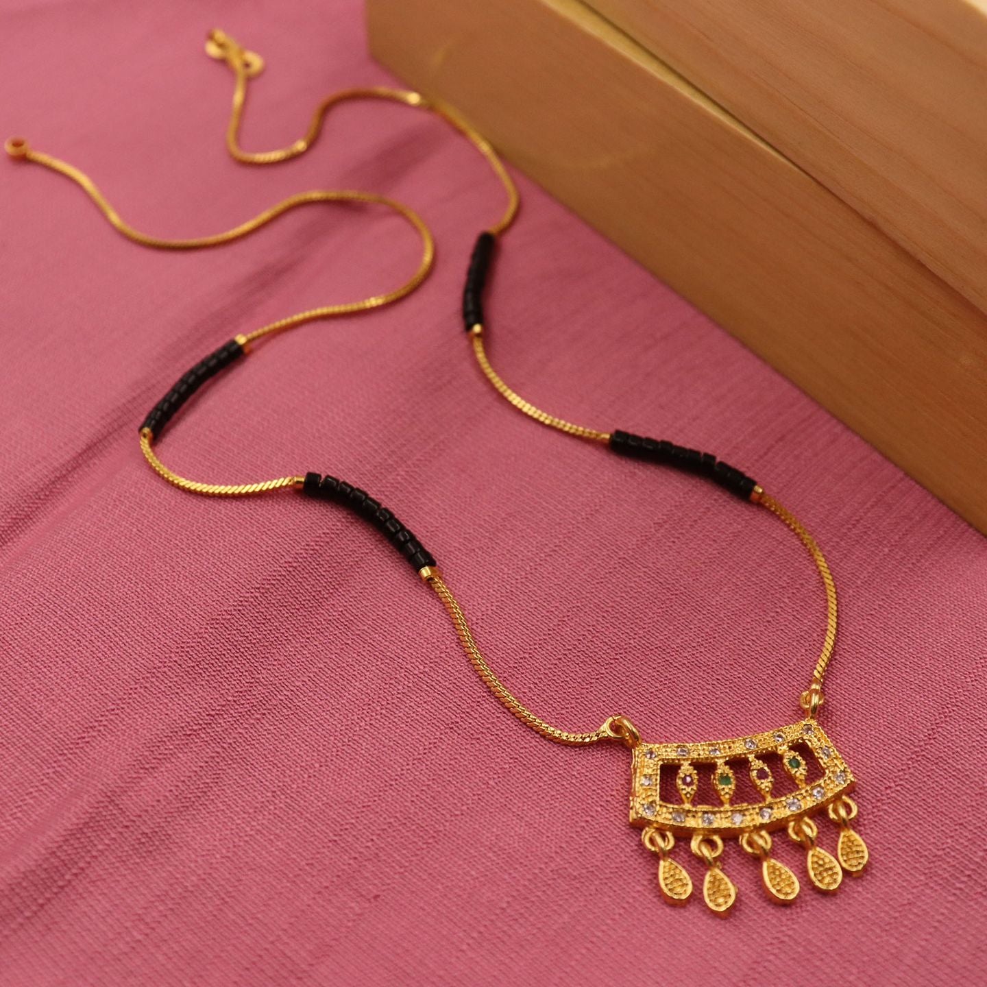 Nayanika Gold Plated Managlasutra