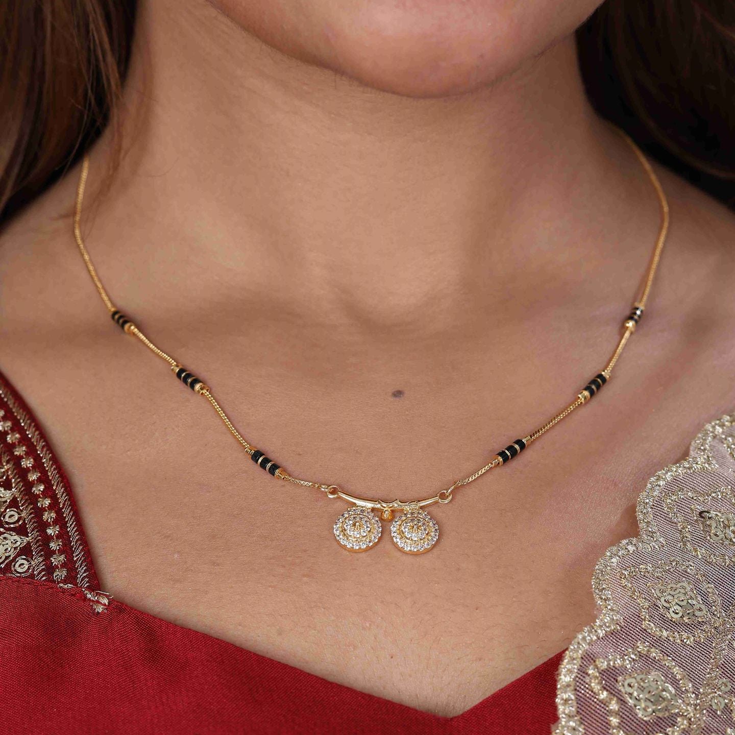 Anvita Gold Plated Mangalsutra