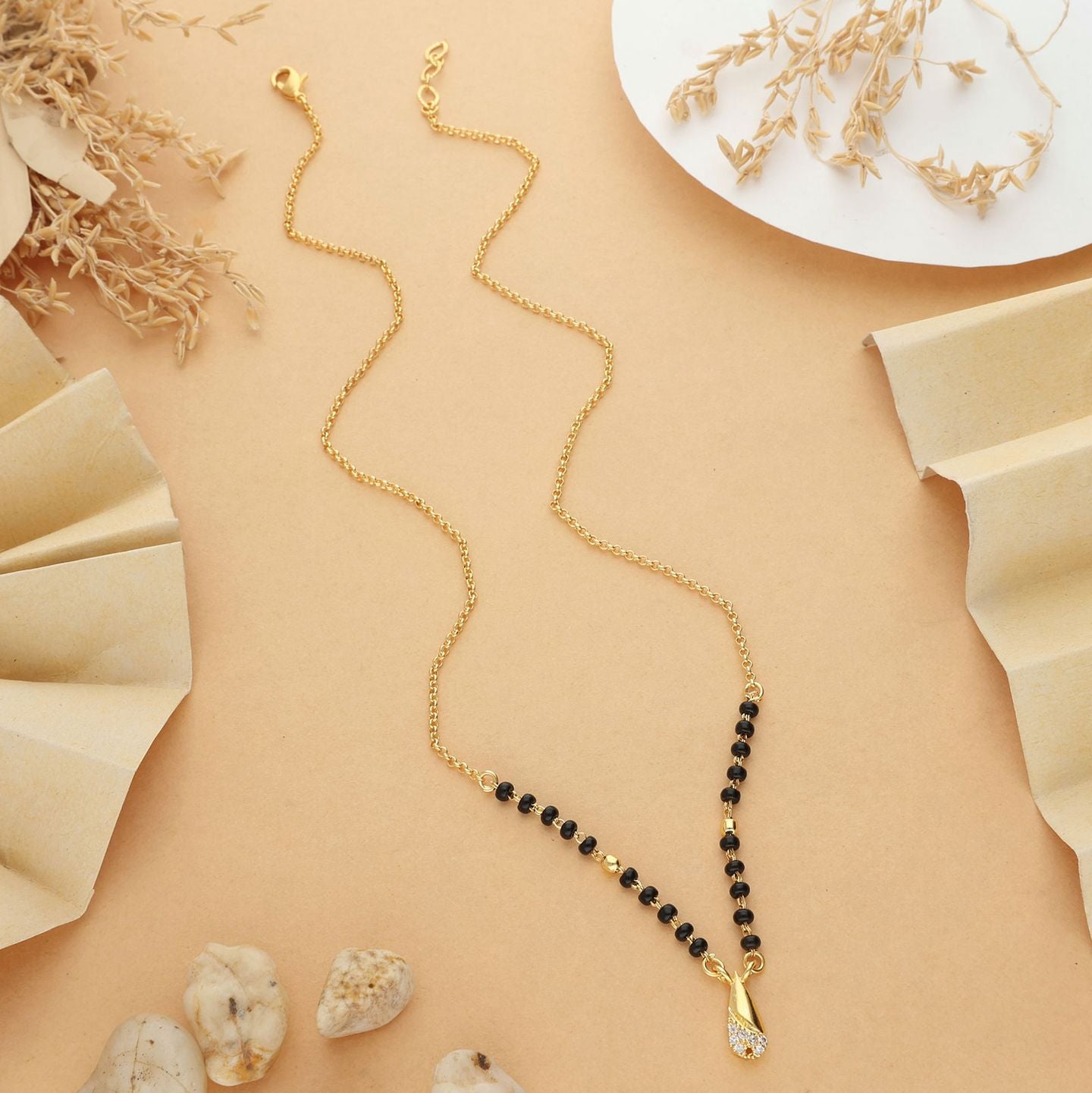 Anisha Gold Plated Mangalsutra