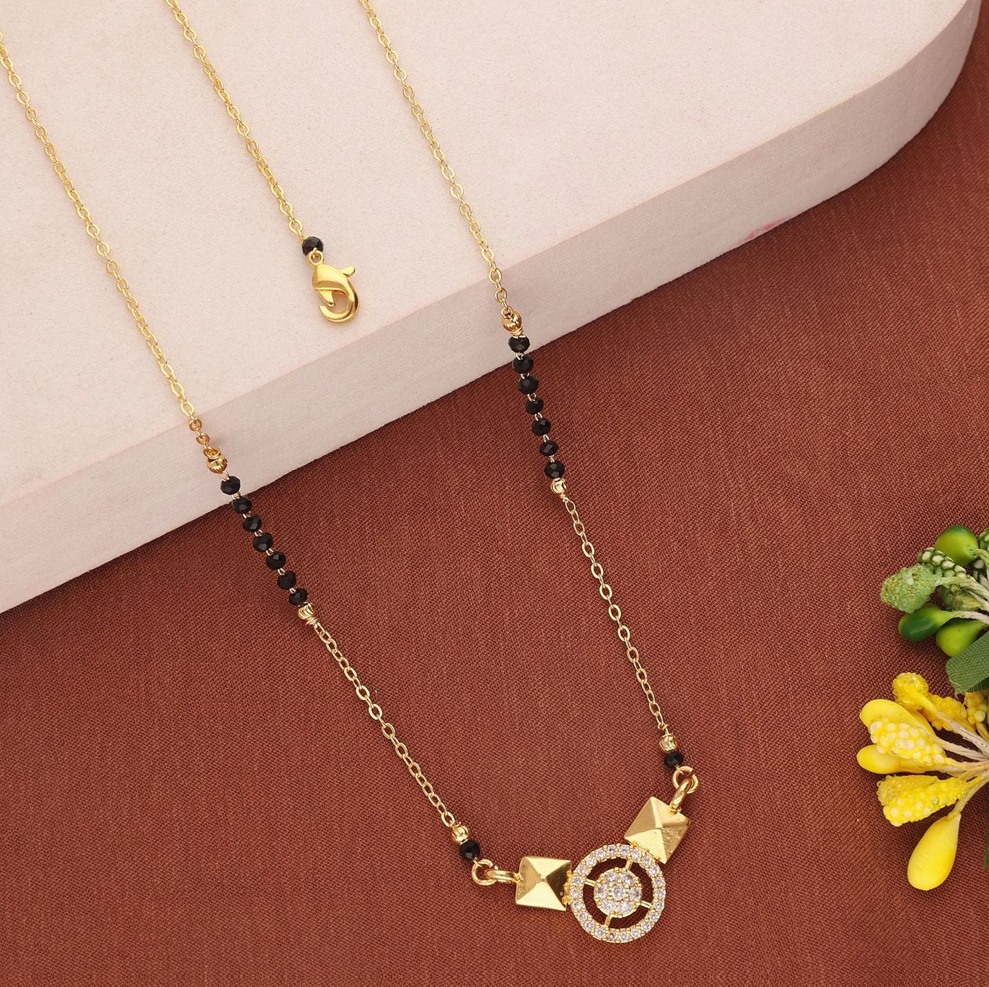 Tanira Gold Plated Mangalsutra