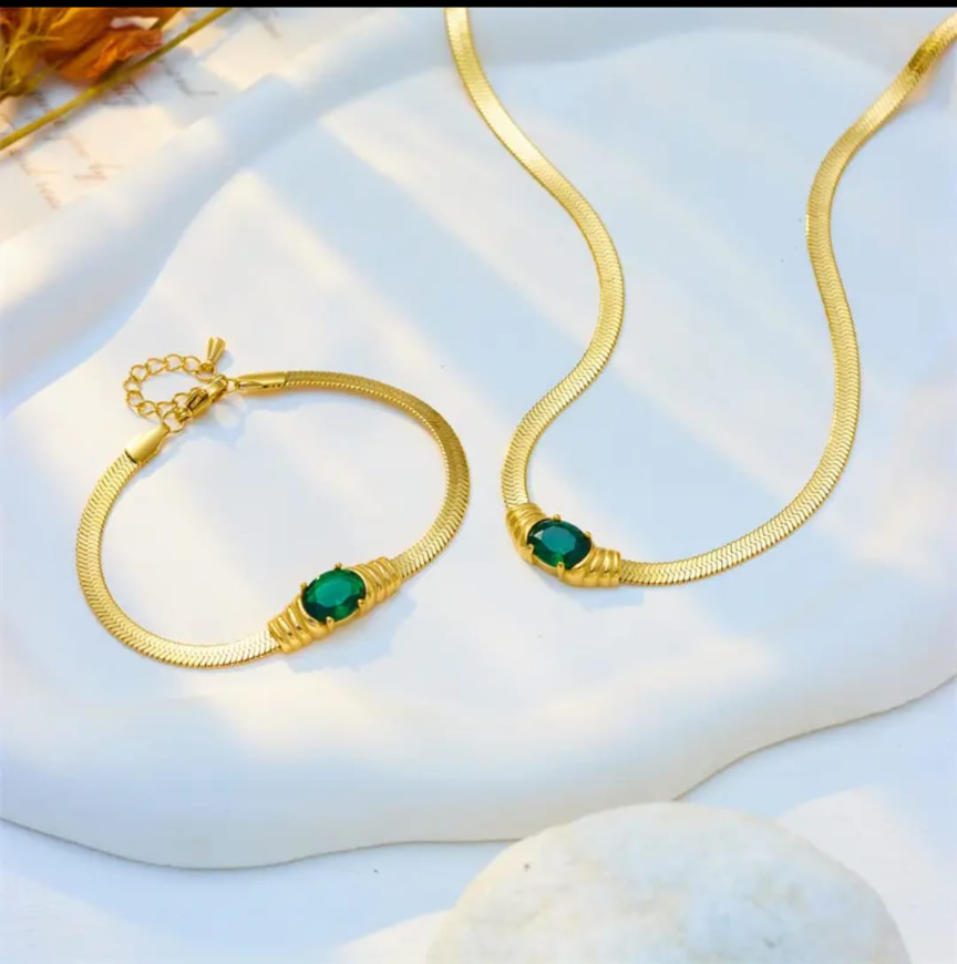 Royal Emerald Glow Set