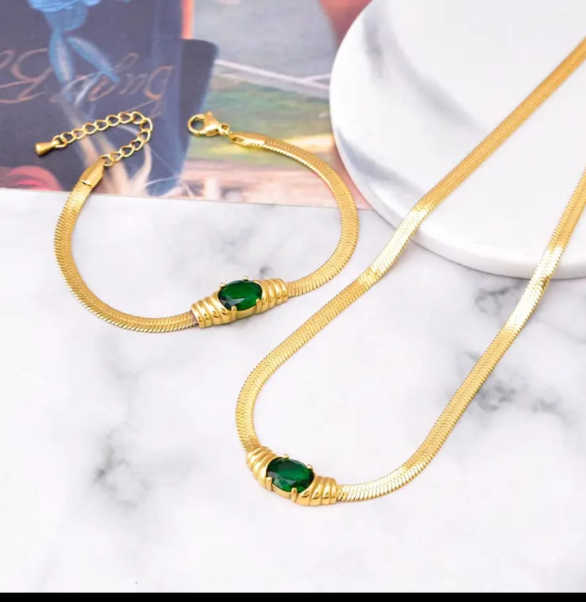 Royal Emerald Glow Set