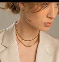 18K Gold Layered Snake Chain Necklace