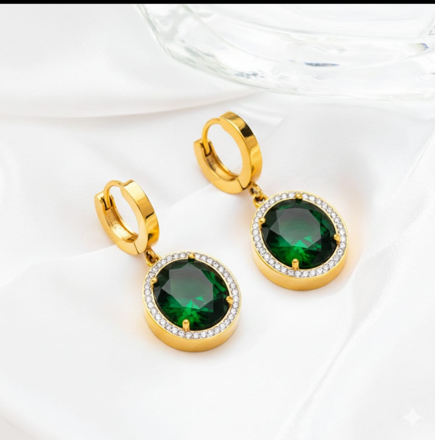 Lakshri Luxe-Emerald Royale Drops