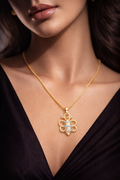 Anika One Gram Gold Plated Chain Pendant