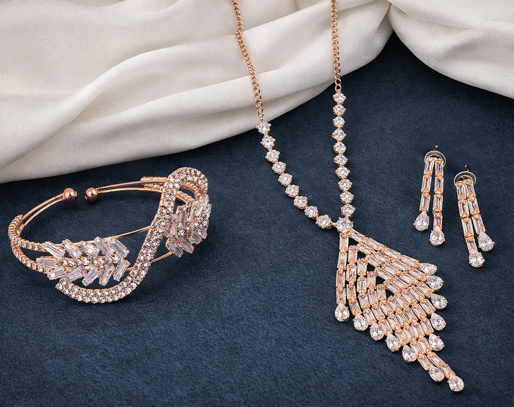 Diamond Cascade Royale Jewellery Set