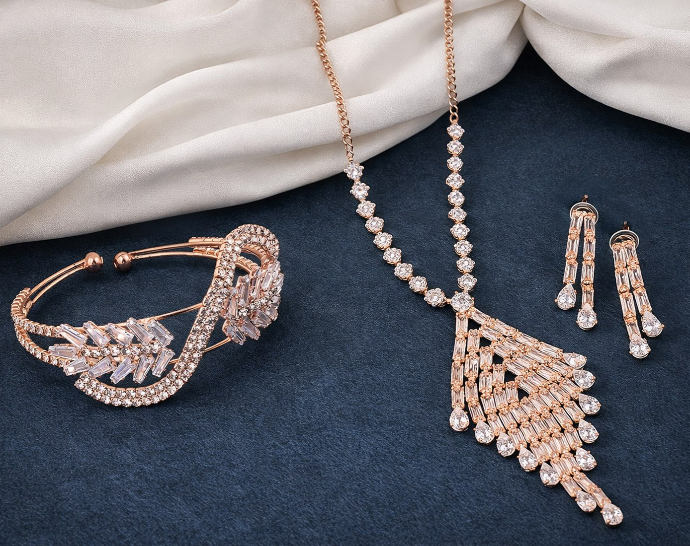 Diamond Cascade Royale Jewellery Set