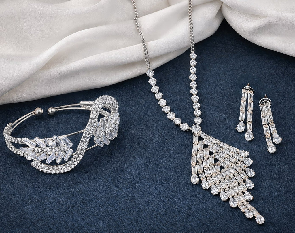Diamond Cascade Royale Jewellery Set