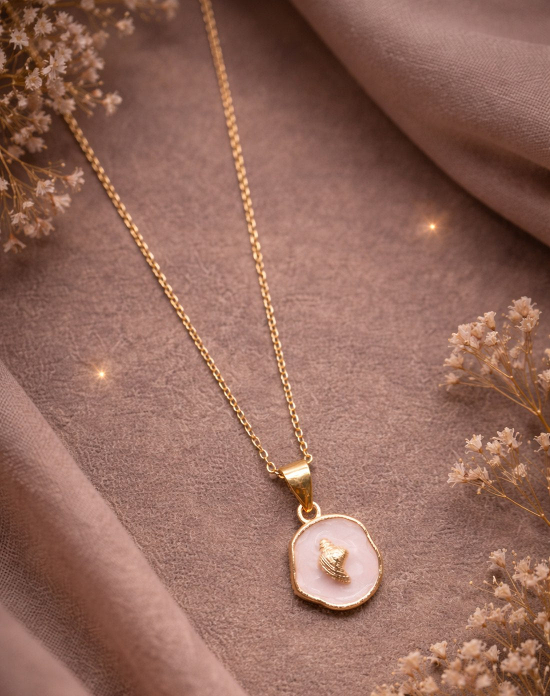 Blushtide Seashell Necklace
