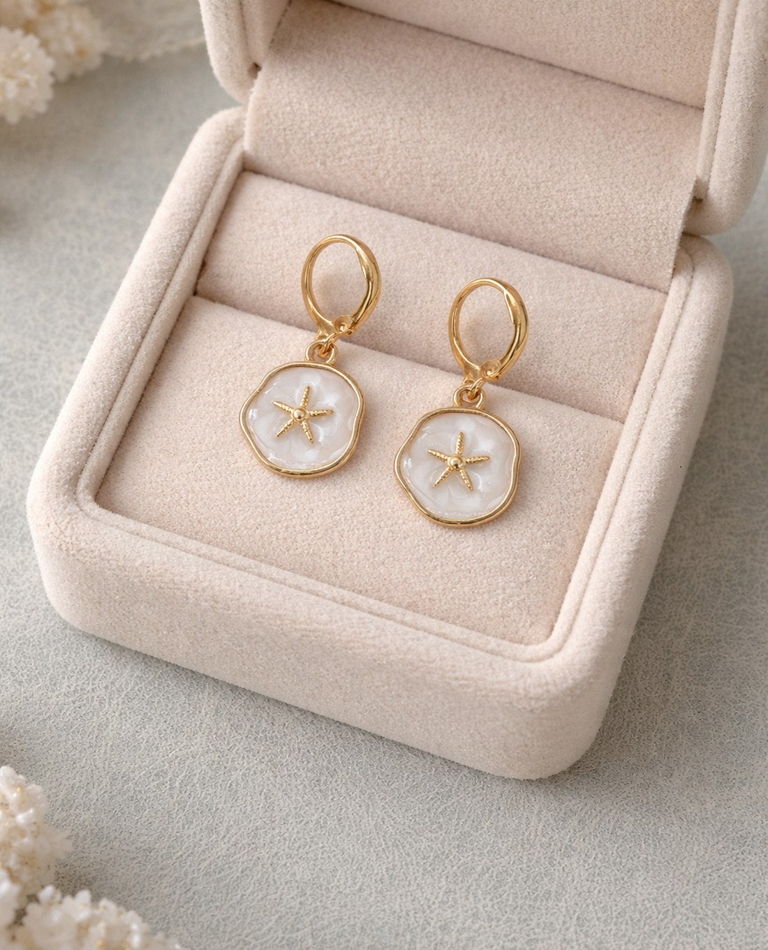 18K Gold Plated Starfish Jewelry Set