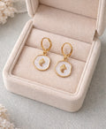 Seashell Whisper Hoop Earring